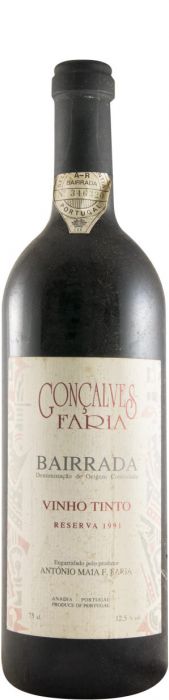 1991 Gonçalves Faria Reserva red