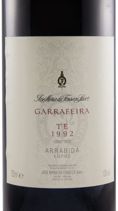 1992 José Maria da Fonseca TE Garrafeira red