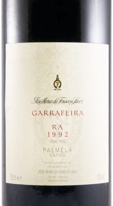 1992 José Maria da Fonseca RA Garrafeira red