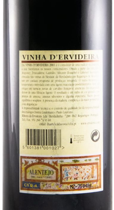2001 Vinha D'Ervideira tinto