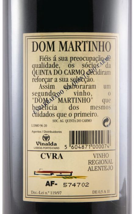 1996 Dom Martinho tinto