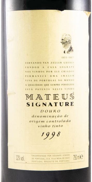 1998 Sogrape Mateus Signature tinto