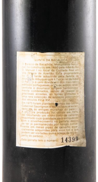 1982 Quinta da Bacalhôa tinto