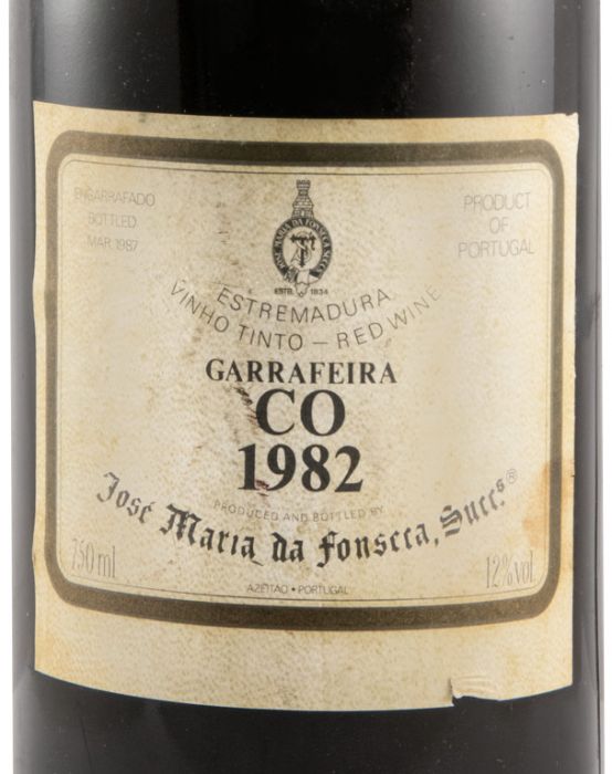 1982 José Maria da Fonseca CO Garrafeira red
