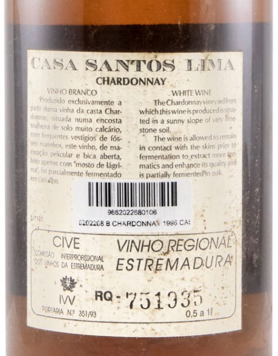 1996 Casa Santos Lima Chardonnay branco