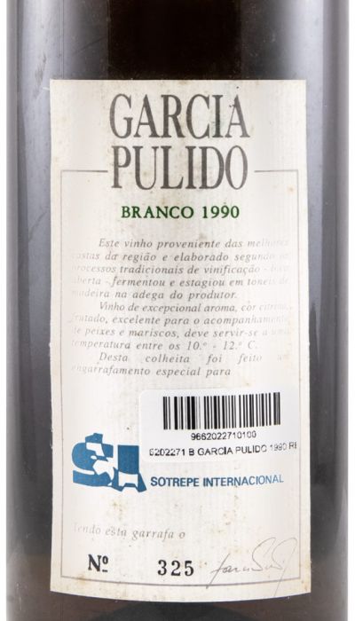 1990 Garcia Pulido Reserva branco