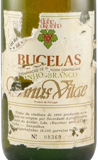 1988 Vinus Vitae Bucelas white