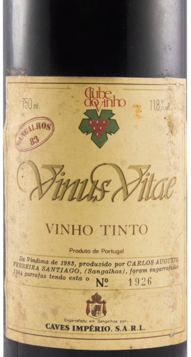 1983 Vinus Vitae Sangalhos tinto