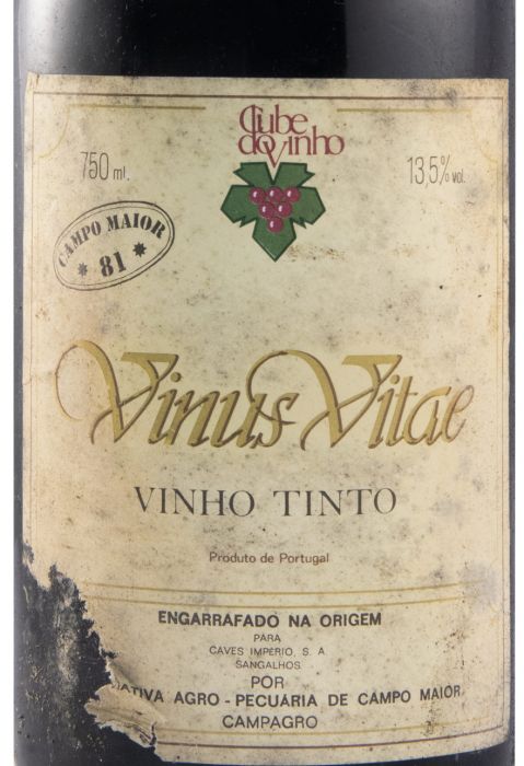1981 Vinus Vitae Campo Maior tinto