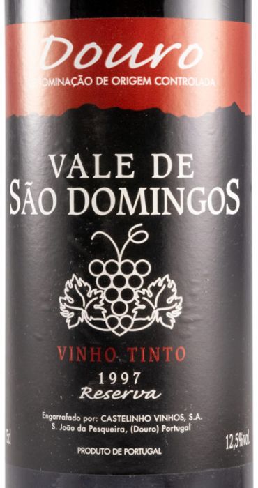 1997 Vale de São Domingos Reserva tinto (rótulo preto)