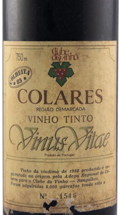 1983 Vinus Vitae Colares red
