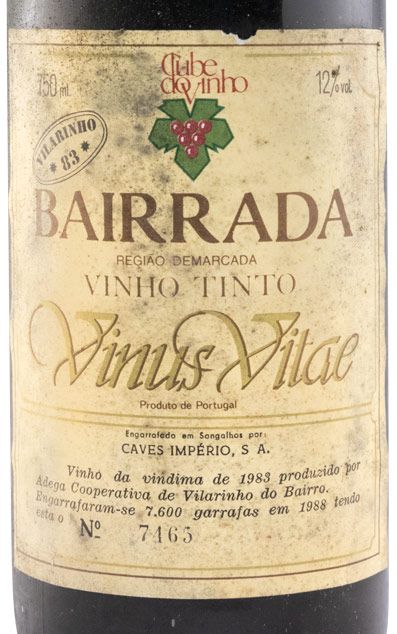 1983 Vinus Vitae Vilarinho red