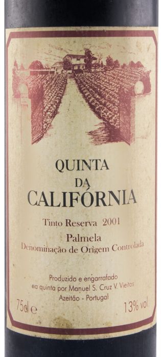 2001 Quinta da Califórnia Reserva red