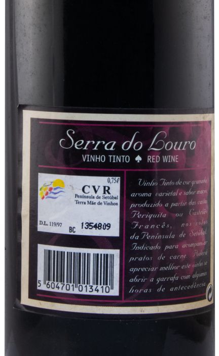 1999 Serra do Louro red