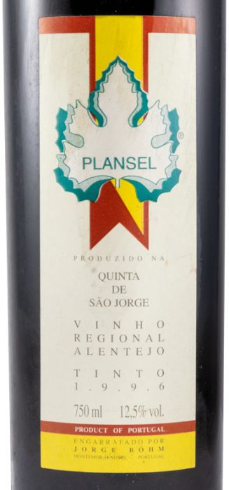 1996 Plansel Quinta de São Jorge tinto