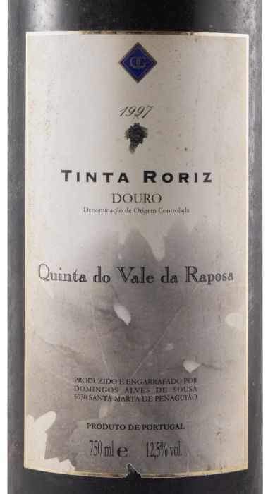 1997 Quinta do Vale da Raposa Tinta Roriz red