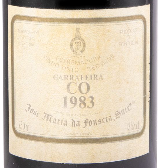 1983 José Maria da Fonseca CO Garrafeira tinto