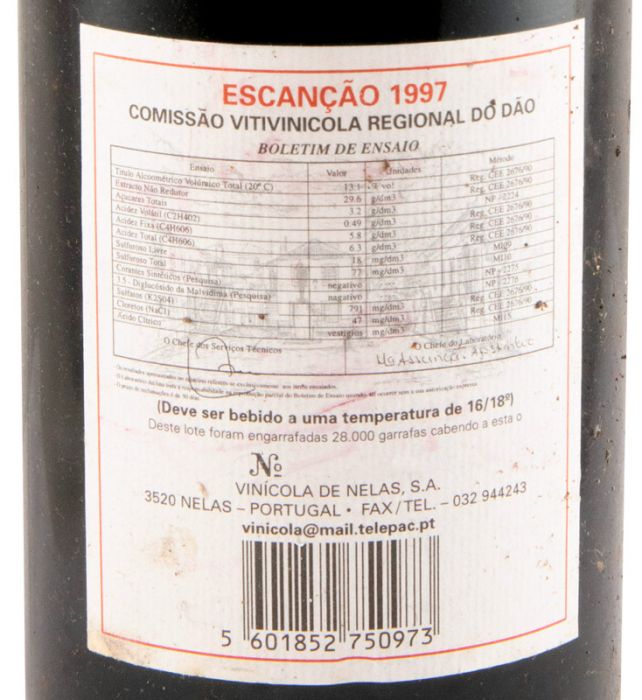 1997 Escanção Reserva tinto