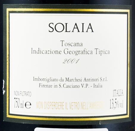 2001 Solaia tinto