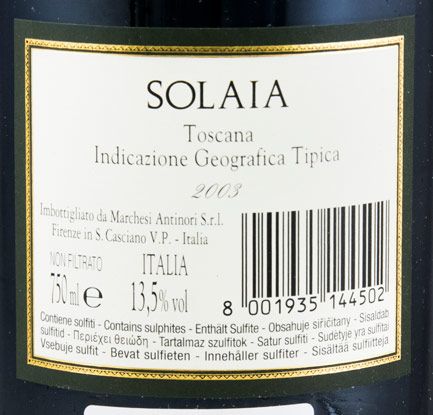 2003 Solaia red