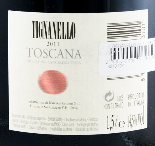 2011 Tignanello tinto 1,5L