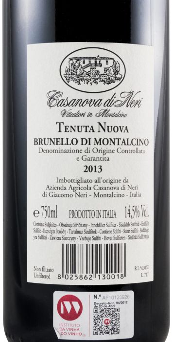 2013 Casanova di Neri Tenuta Nueva Brunello di Montalcino tinto