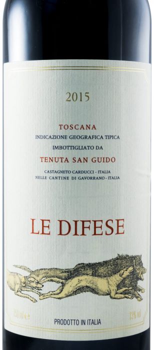 2015 Tenuta San Guido Le Difese Toscana red