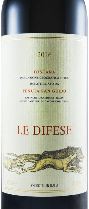 2016 Tenuta San Guido Le Difese Toscana red