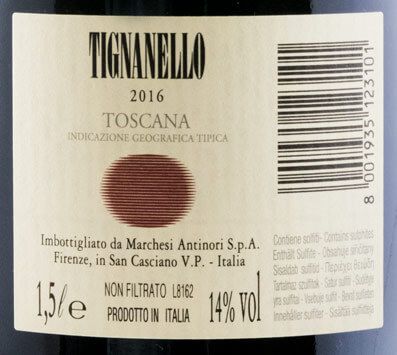 2016 Tignanello red 1.5L