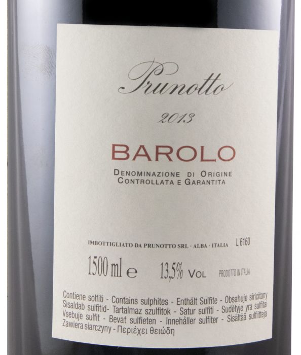 2013 Prunotto Barolo red 1.5L