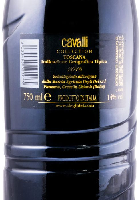 2016 Tenuta Degli Dei Cavalli Collection red