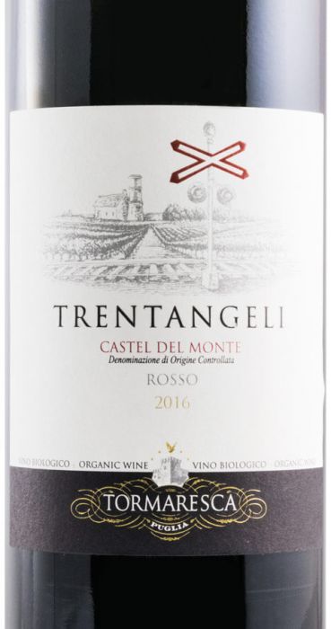 2016 Tormaresca Trentangeli Castel del Monte organic red