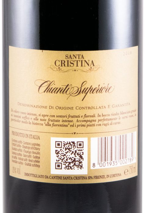 2018 Santa Cristina Chianti Superiore red