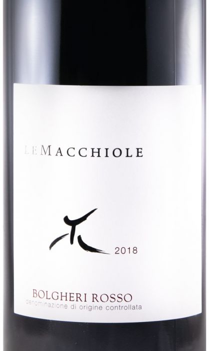 2018 Le Macchiole Bolgheri Rosso red 1.5L