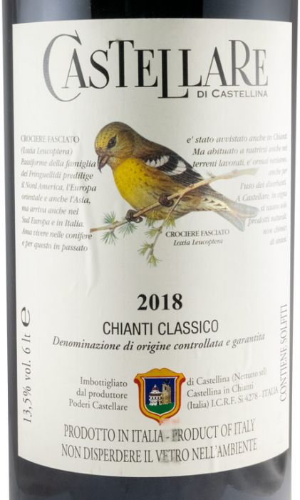 2018 Castellare Di Castellina Chianti Classico tinto 6L