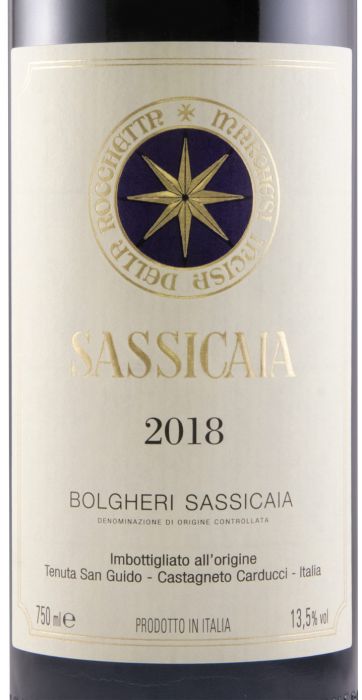 2018 Tenuta San Guido Sassicaia Bolgheri tinto
