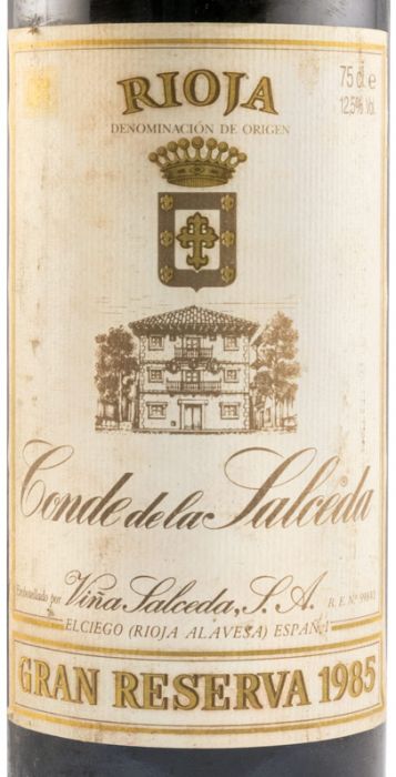 1985 Conde de La Salceda Gran Reserva Rioja tinto