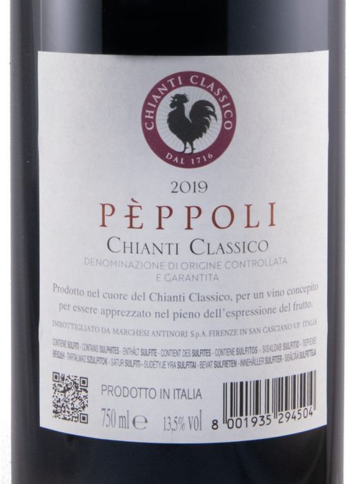 2019 Pèppoli Chianti Classico tinto
