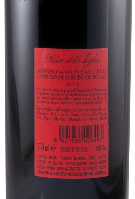2019 Pian delle Vigne Rosso di Montalcino red