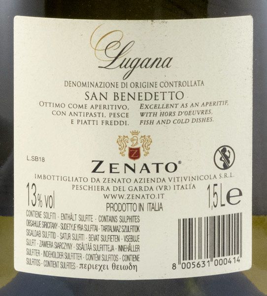 2017 Zenato San Benedetto Lugana white 1.5L