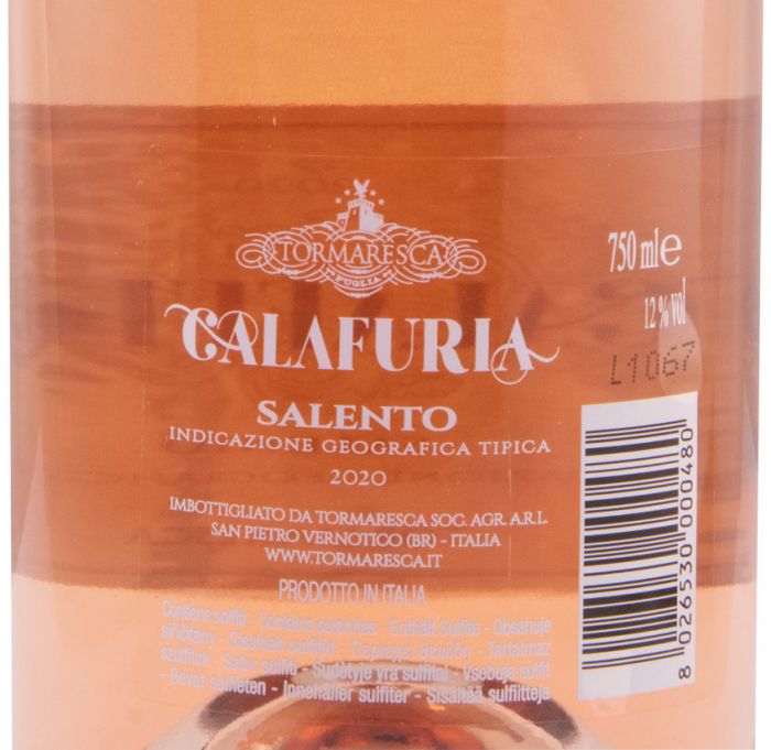 2020 Tormaresca Calafuria Salento rosé