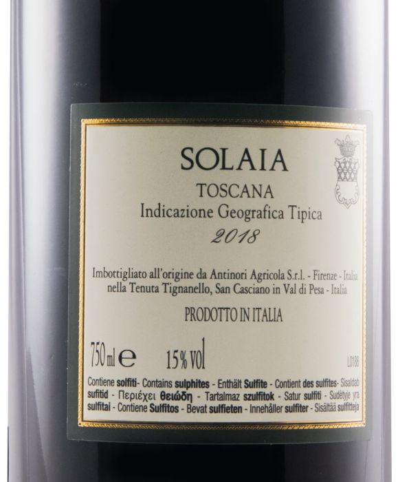 2018 Solaia red