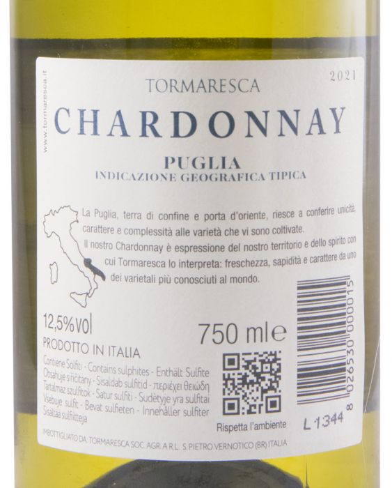 2021 Tormaresca Chardonnay white