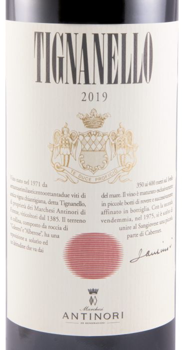 2019 Tignanello tinto