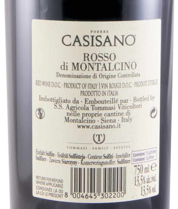 2020 Casisano Rosso di Montalcino red