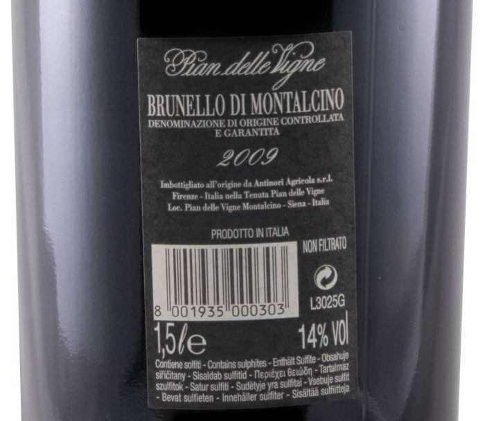 2009 Pian delle Vigne Brunello di Montalcino tinto 1,5L