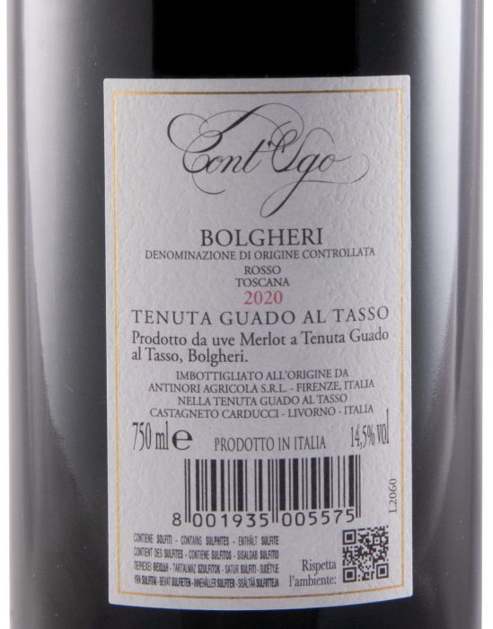 2020 Tenuta Guado al Tasso Cont'Ugo Bolgheri tinto