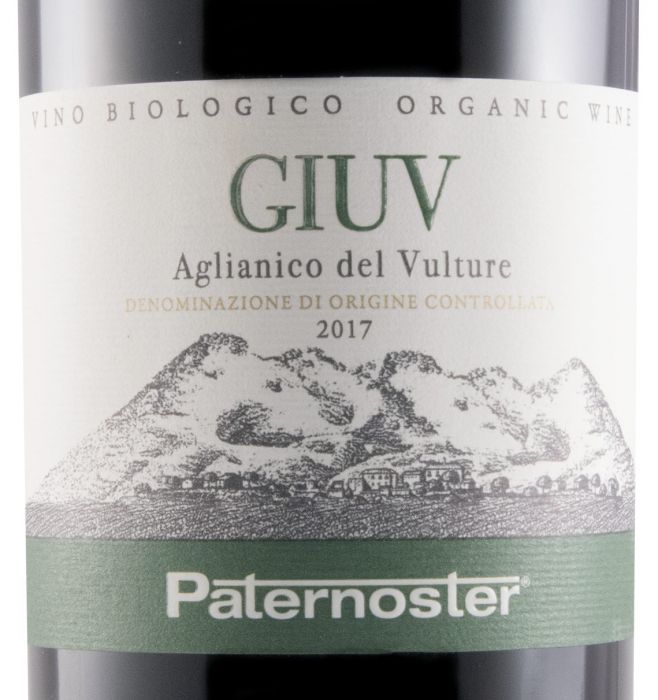 2021 Paternoster Giuv Aglianico del Vulture organic red