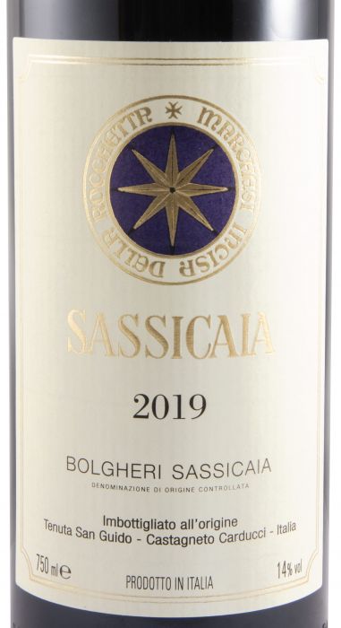 2019 Tenuta San Guido Sassicaia Bolgheri red