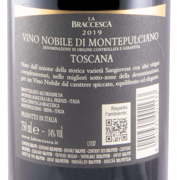 2019 La Braccesca Nobile di Montepulciano tinto